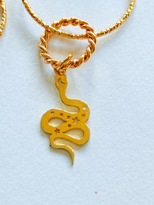 Boucles d'oreilles serpents MATILDA
