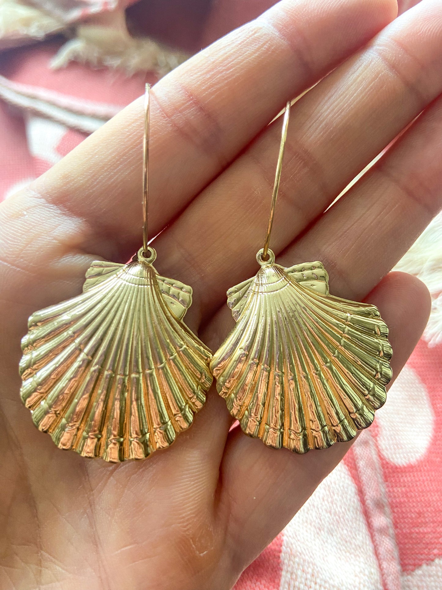 Créoles gros coquillage MOANA