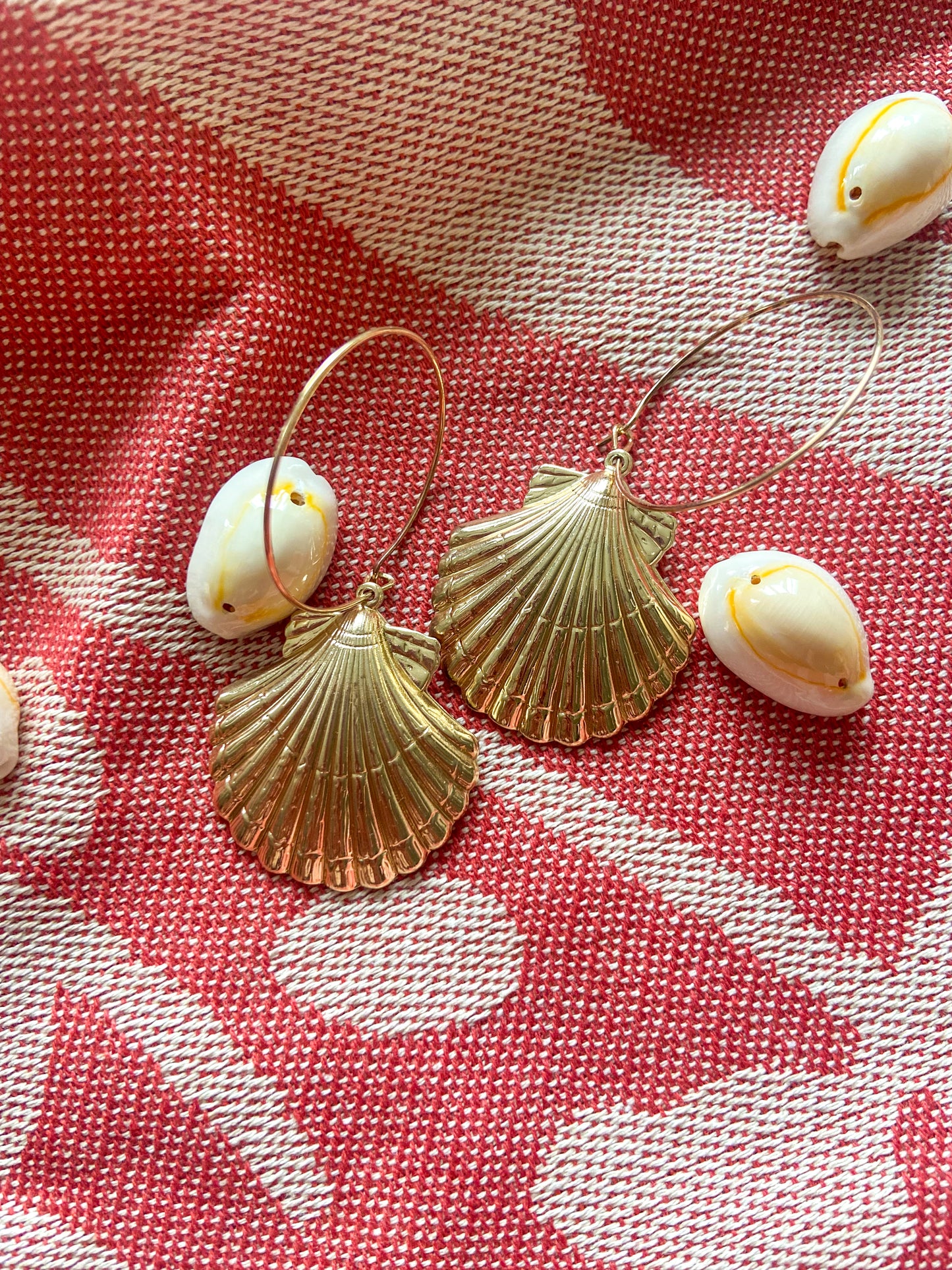 Créoles gros coquillage MOANA