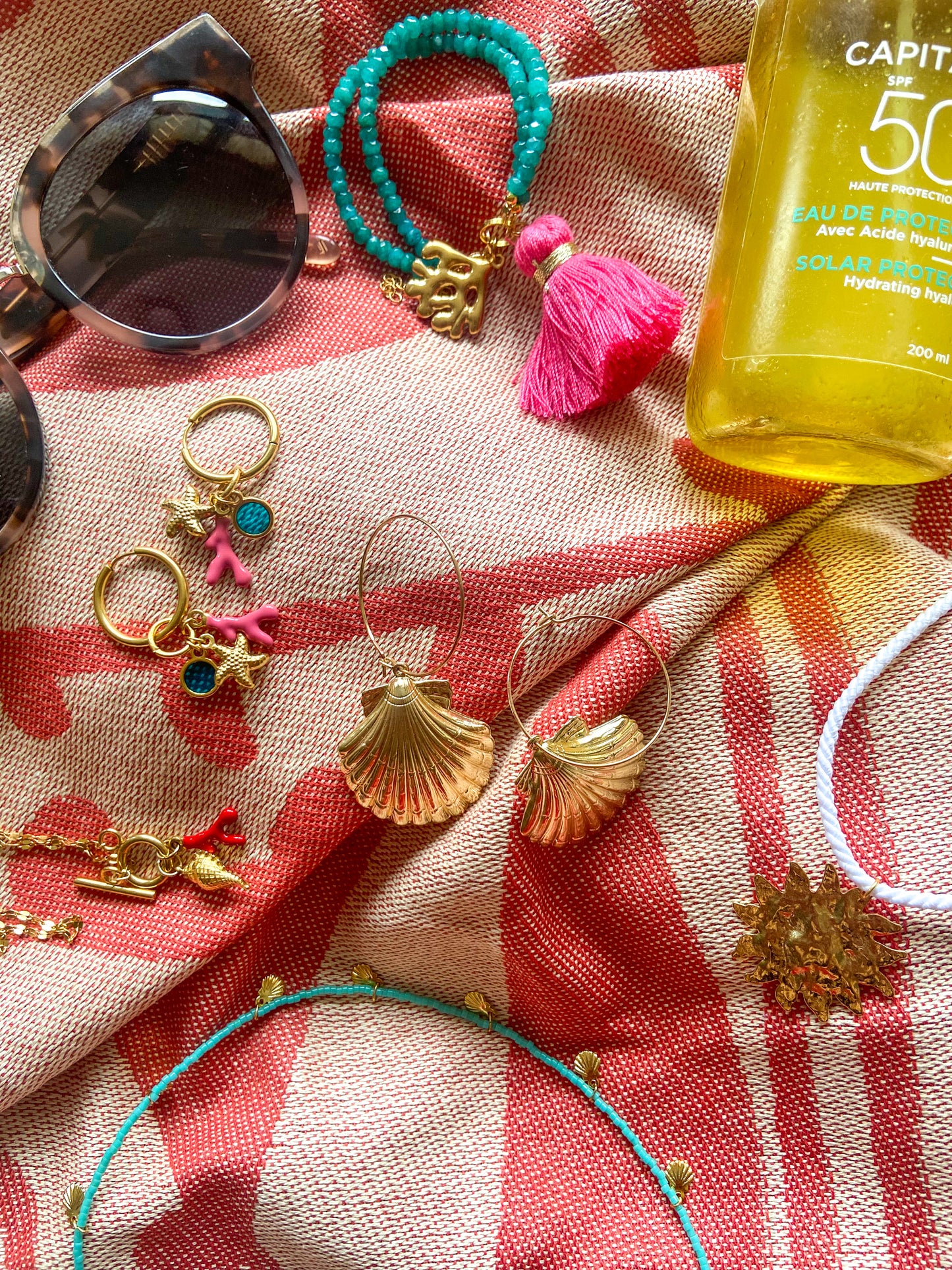 Créoles gros coquillage MOANA