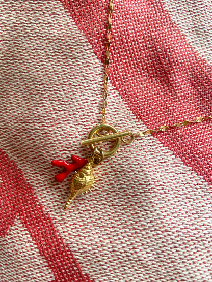 Collier NOUMÉA, pendentifs coquillages