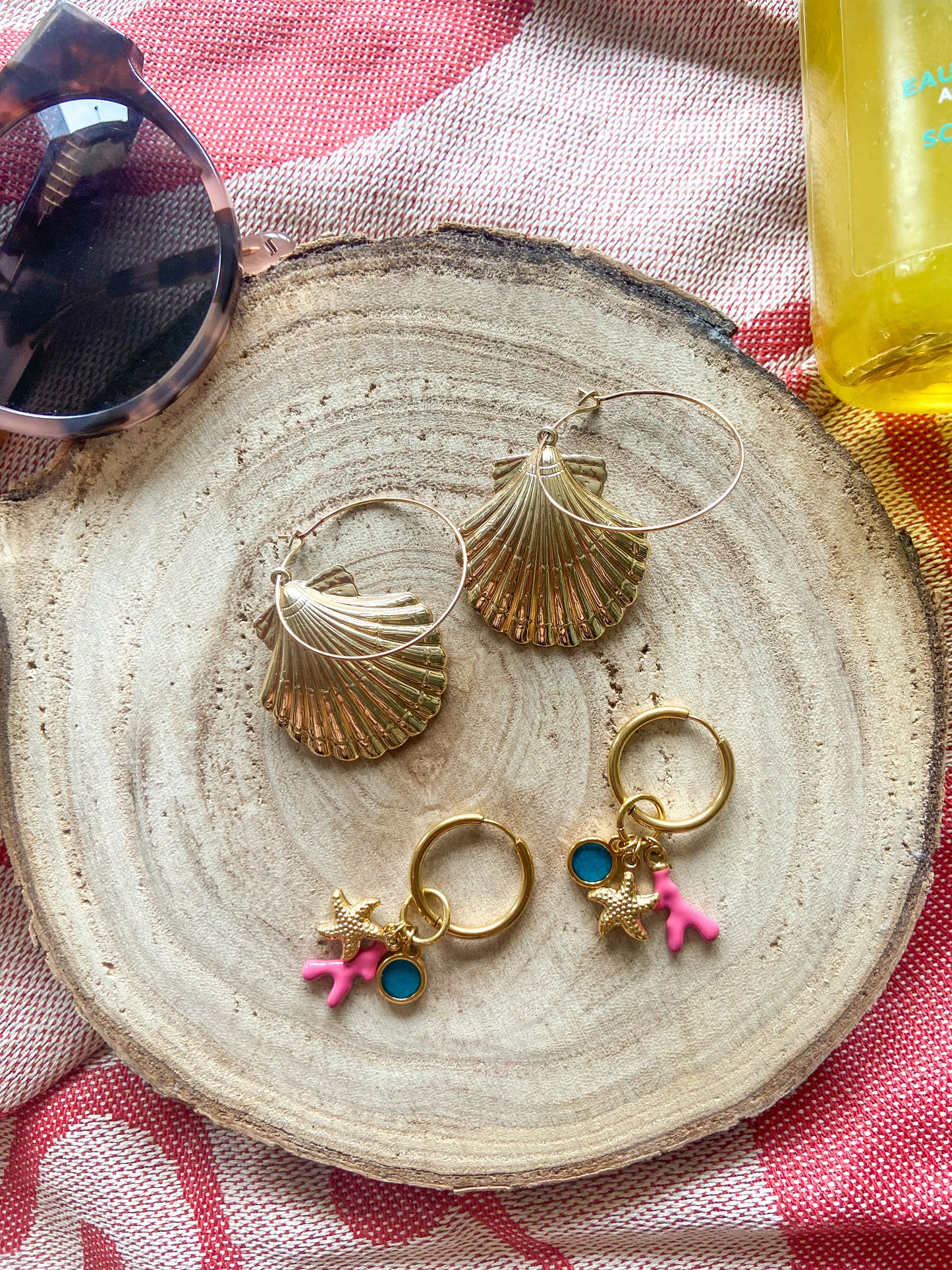 Créoles gros coquillage MOANA