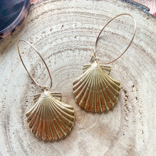 Créoles gros coquillage MOANA