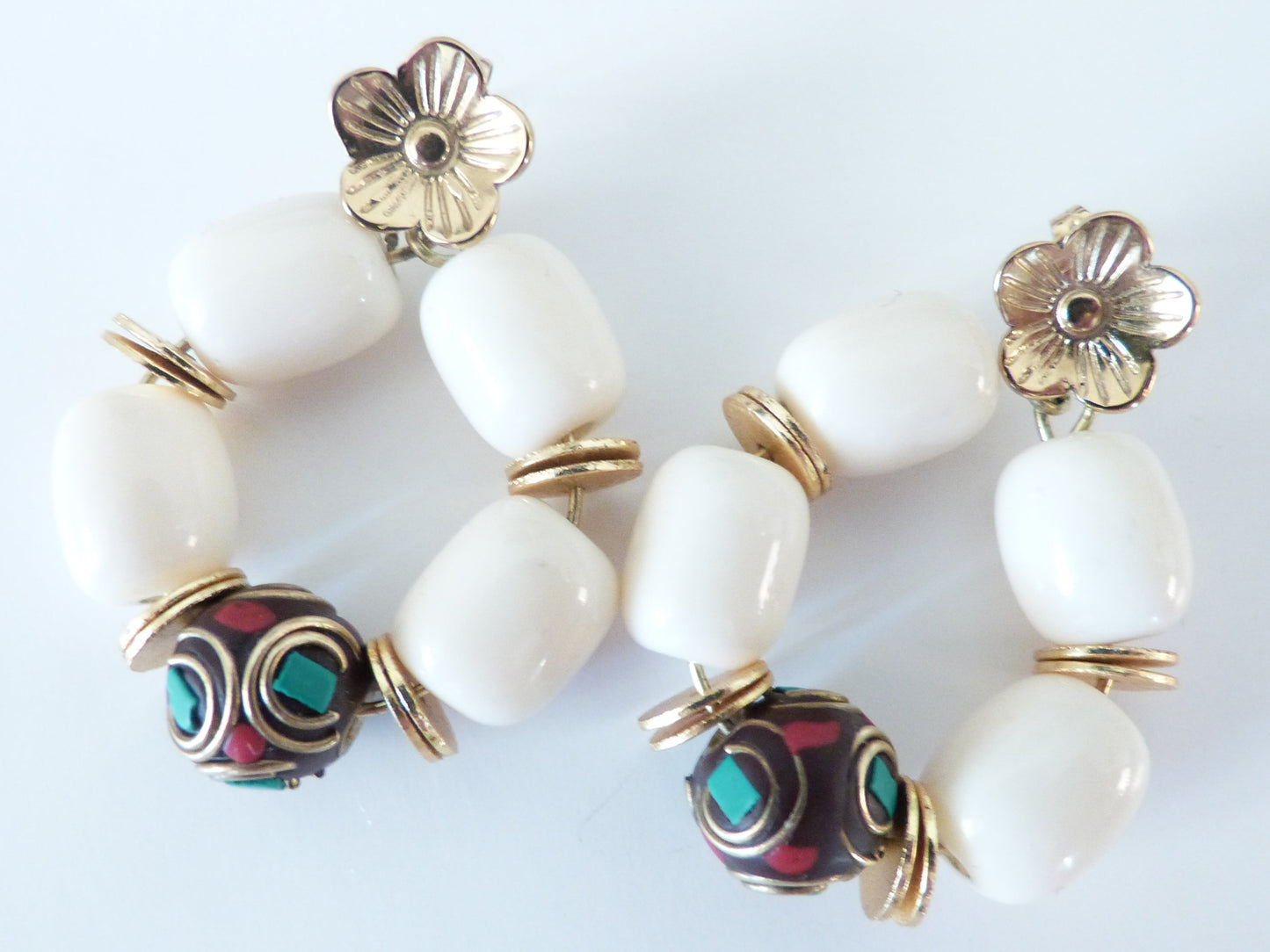 Boucles d'oreilles KRISNA, boho-ethnique