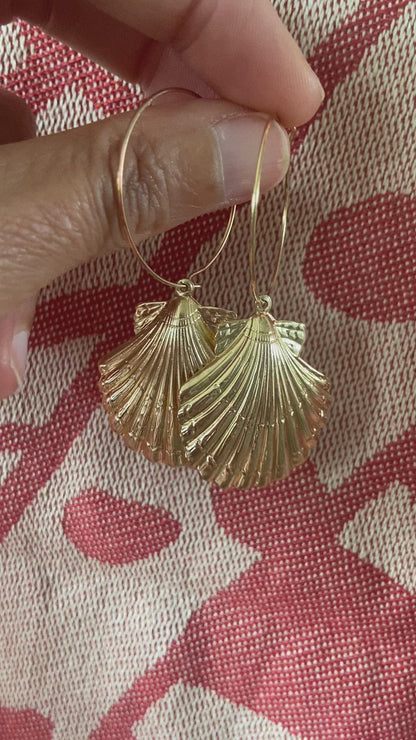 Créoles gros coquillage MOANA