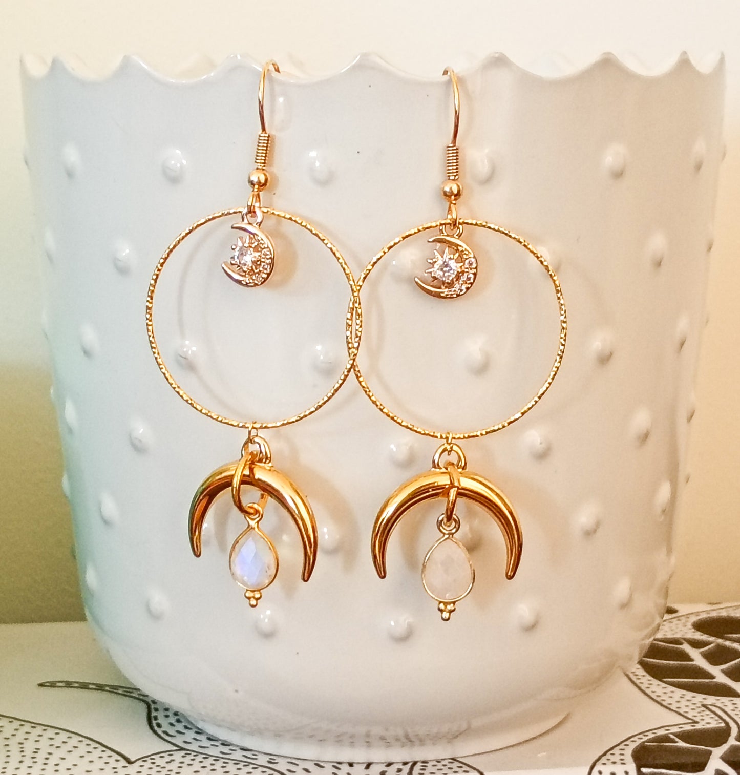 Boucles d'oreilles Céleste